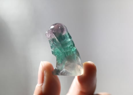 【emerald】フローライト ライオン