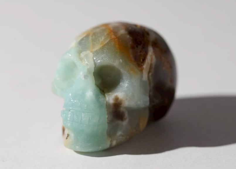 脳と調和する】アマゾナイト スカル | Y.S.Y24