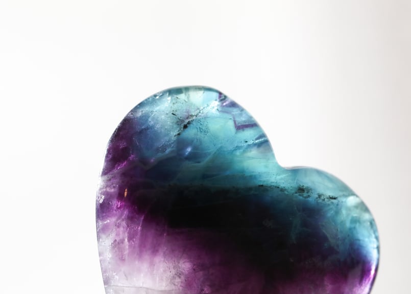 宇宙の色で描く】レインボーフローライト ハート | Y.S.Y24