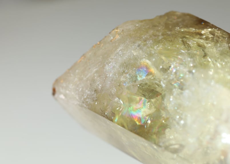 Special healing】虹入り ナチュラルシトリン ポイント | Y.S.Y24