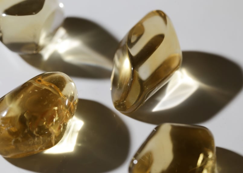 非加熱シトリン タンブル（6個セット）【ナチュラルエナジー】 | Y.S.Y24