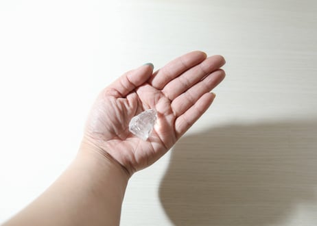 【おおらかさ】ヒマラヤ水晶 シュリヤントラ　S