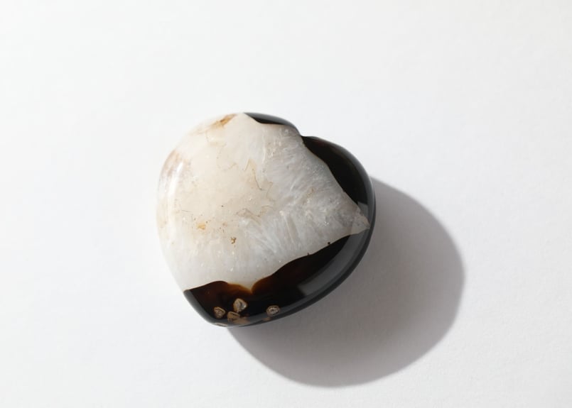 良縁に恵まれる】ブラックアゲート ハート | Y.S.Y24