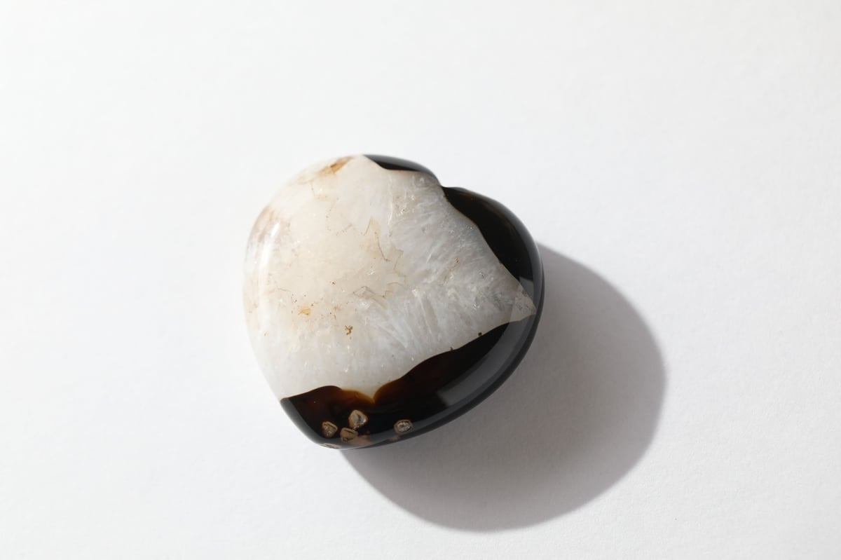 良縁に恵まれる】ブラックアゲート ハート | Y.S.Y24