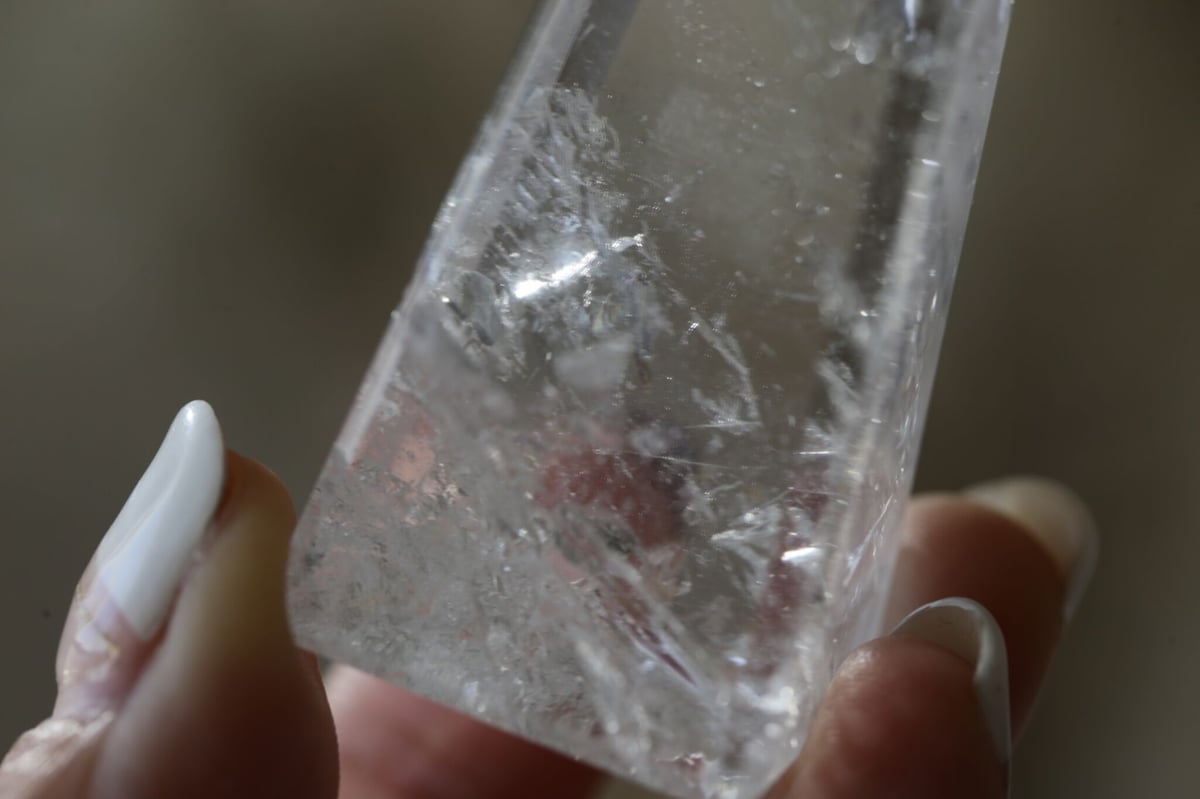 トカンティンス産 クリアクォーツ ポイント 【透明な海】 | Y.S.Y24