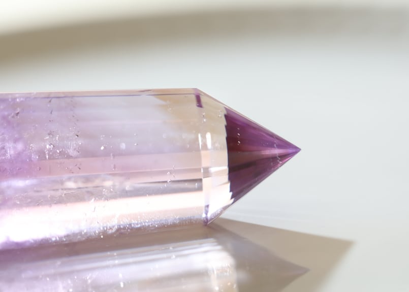 美しい魔女の杖】虹入りアメトリン ヴォーゲルワンド 24面カット | Y.S.Y24