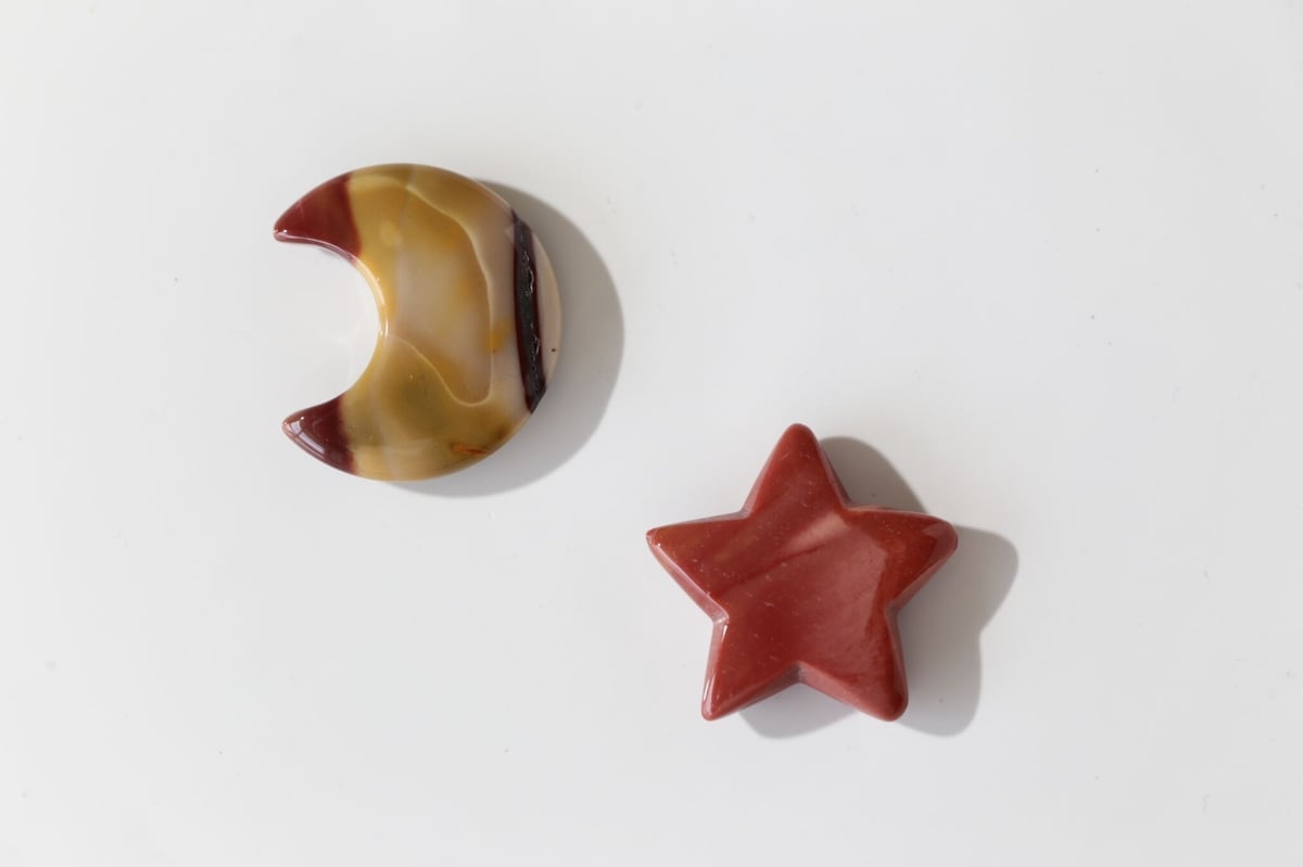 徳を積む】ムーカイトジャスパー 月と星 | Y.S.Y24