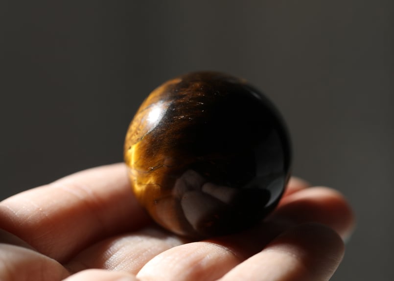 金を呼び込む】タイガーアイ スフィア | Y.S.Y24