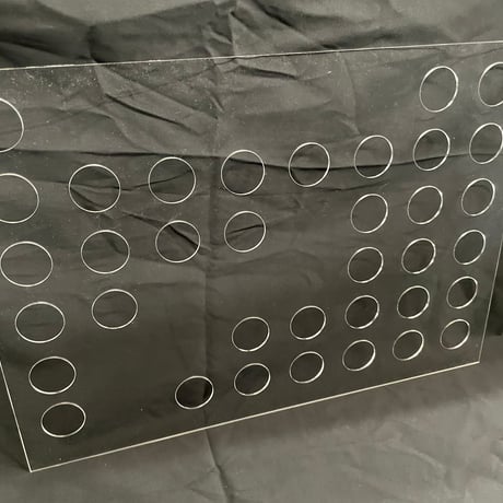 ＜額無しアクリル板のみ＞送料無料【受注生産商品】城専用記念メダルコレクション額バージョンアップ板
