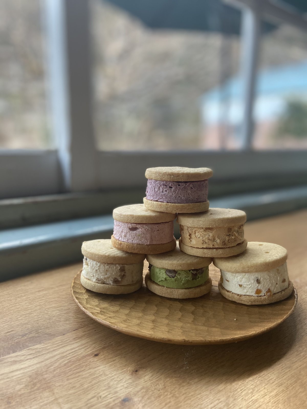 消しゴムはんこ No.285 クリームサンドクッキー 消しゴムはんこ No.285 クリームサンドクッキー