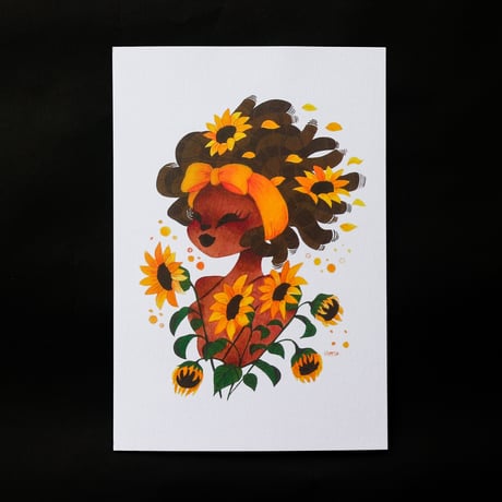【Sunflower 】ポストカード／postcard
