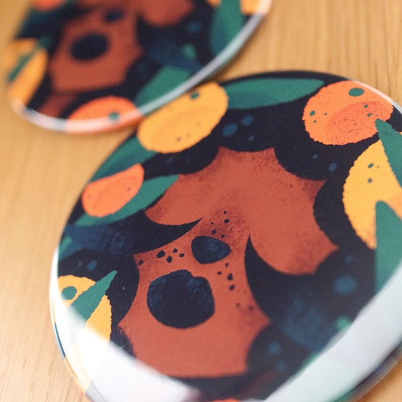 oraoraorange 】缶ミラー／Can mirror | HANA TODORIKI