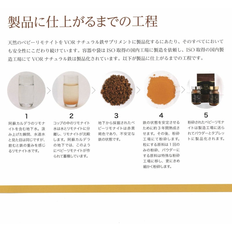 天然鉄VOR 120粒 | 自然食品たんぽぽ