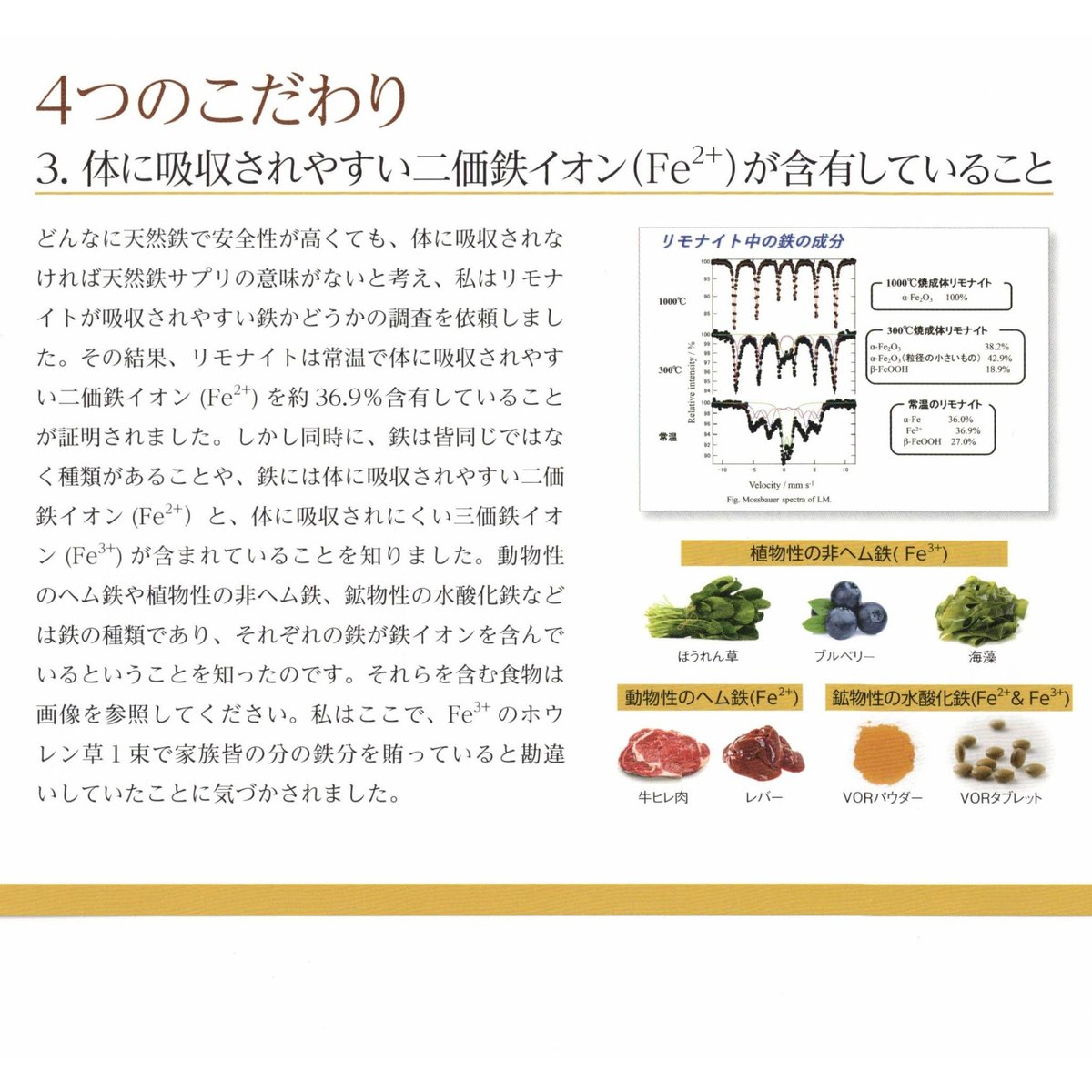 天然鉄VOR 120粒 | 自然食品たんぽぽ