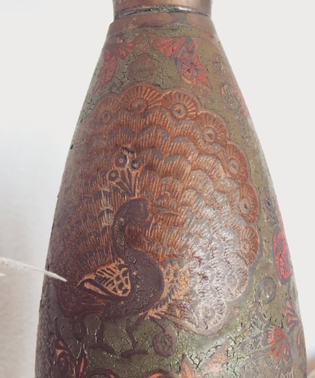 孔雀柄花器