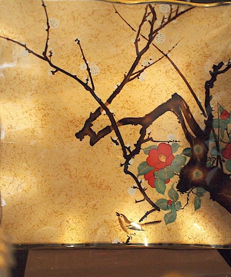 川村硝子工芸　グラス+小皿+大皿（A）