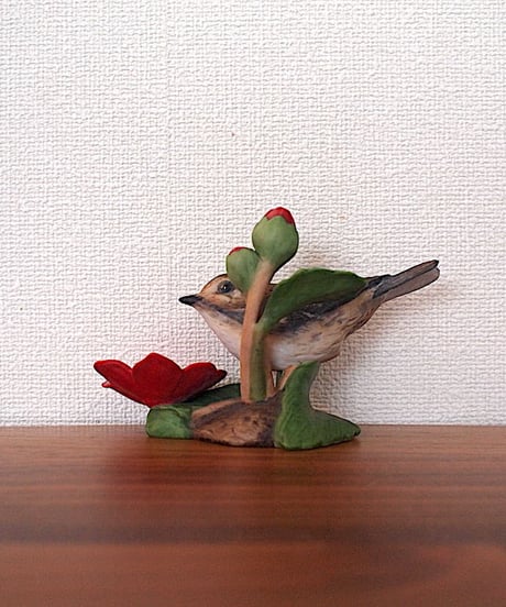 フランクリン・ミント社　花と小鳥