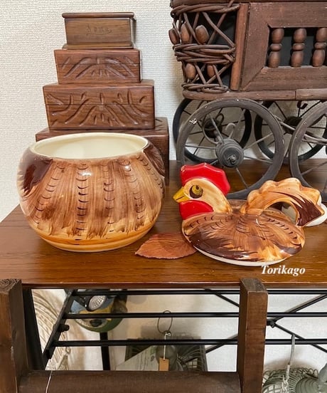 ニワトリの小物入れ