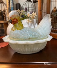 フランスアンティークのニワトリ | トリカゴ
