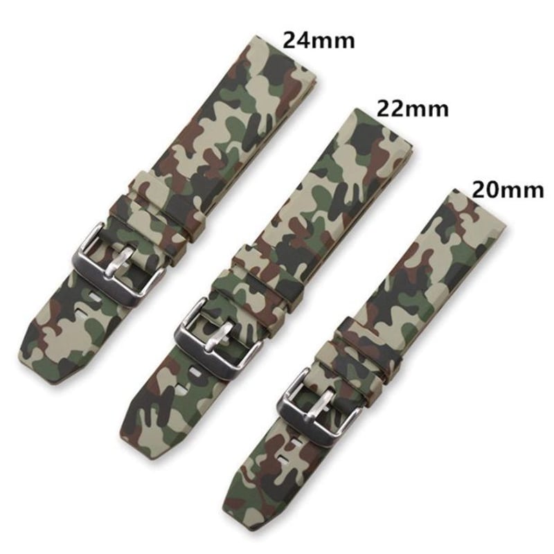 迷彩柄ラバーベルト 標準サイズ