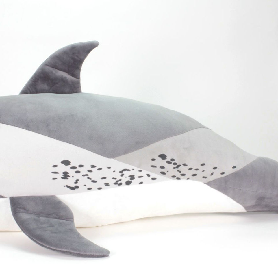 リアルぬいぐるみ特大 マダライルカ | 四国水族館ミュージアムショップ