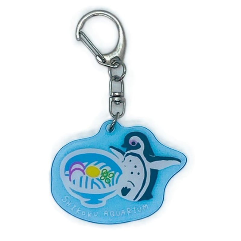 うどんアクリルキーホルダー | 四国水族館ミュージアムショップ