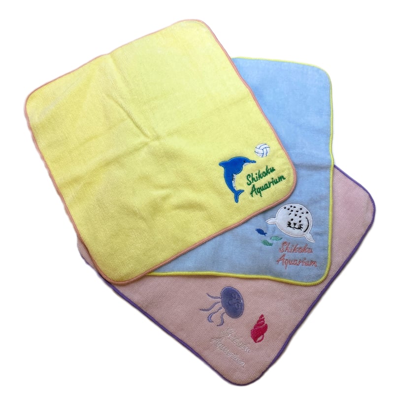 刺繍タオルハンカチ | 四国水族館ミュージアムショップ