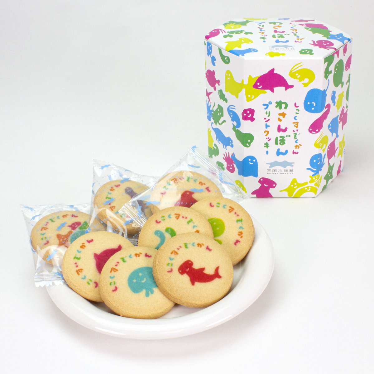 和三盆プリントクッキー | 四国水族館ミュージアムショップ