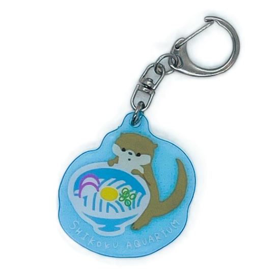 うどんアクリルキーホルダー | 四国水族館ミュージアムショップ