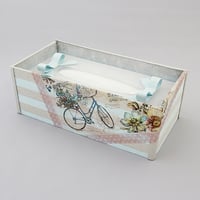 512-9028 エコバンドのティッシュBOXキットAブルー