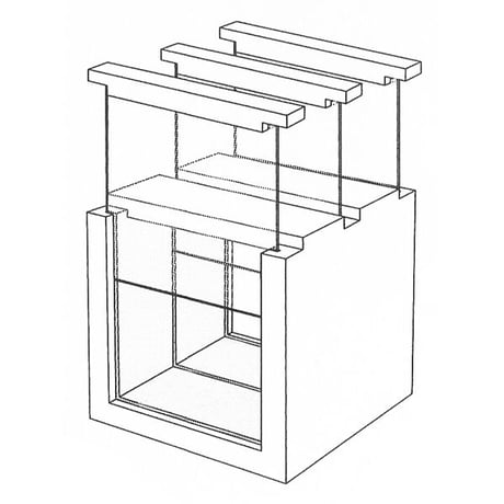 570-1519  フロートBOX（M）白