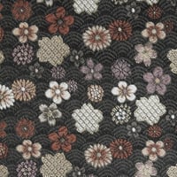 502-4105 西陣織(金欄) 黒系 裏処理ナシ