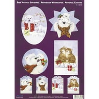 5280-0016 Pt 3D ダイカットプリント Xmas