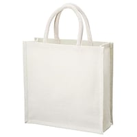 545-0220 ショッピングバッグジュート（M）オフホワイト