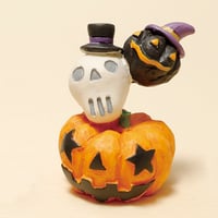340-2141  ミニチュア ハロウィンスカル