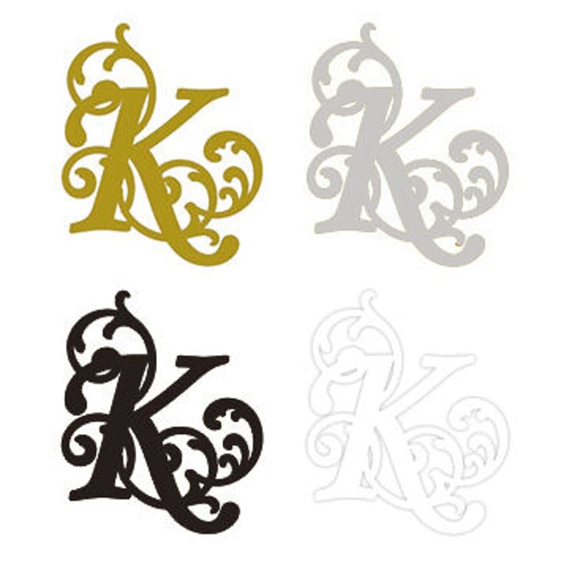 590-0339 デザインエンボスシール イニシャル K | アルファ・クラフト