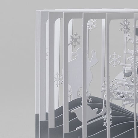 360°BOOK「 雪降る森 / Snowy World」大野友資・作（青幻舎）