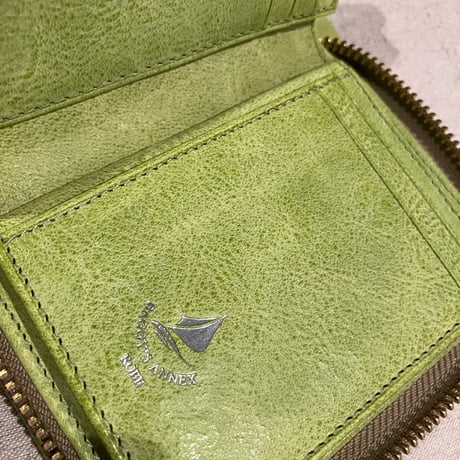 BAGGY’S ANNEX/バギーズアネックス　LZYS7001　FOG Leather ラウンドファスナーハーフ財布　＃ac