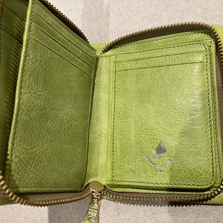BAGGY’S ANNEX/バギーズアネックス　LZYS7001　FOG Leather ラウンドファスナーハーフ財布　＃ac