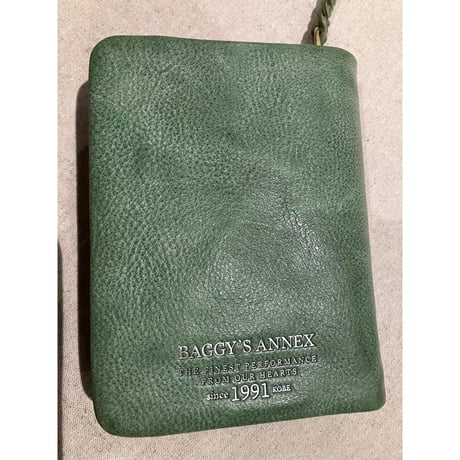 BAGGY’S ANNEX/バギーズアネックス　LZYS7001　FOG Leather ラウンドファスナーハーフ財布　＃ac