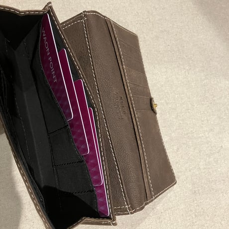 NELD/ネルド　AN304　ネルド ラクダレザー 長財布　キャメル・グレー・ブラック　#ac