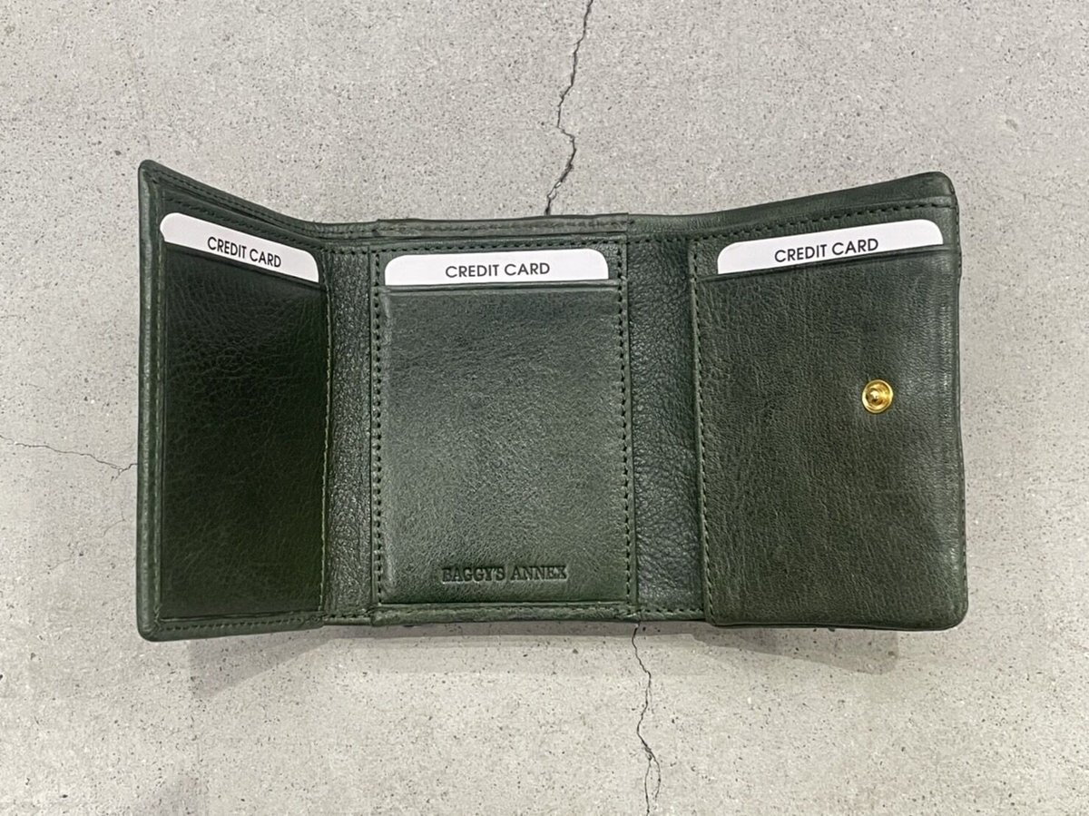 BAGGY'S ANNEX バフレザー がまぐちミニ財布 #AC | IKENOYA