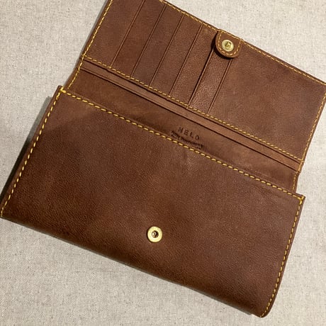 NELD/ネルド　AN304　ネルド ラクダレザー 長財布　キャメル・グレー・ブラック　#ac