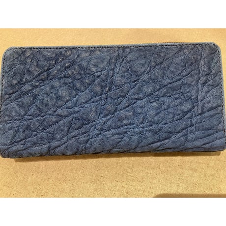 BAGGY PORT バギーポート HRD1000 象革藍染ラウンドファスナー長財布　　＃AC