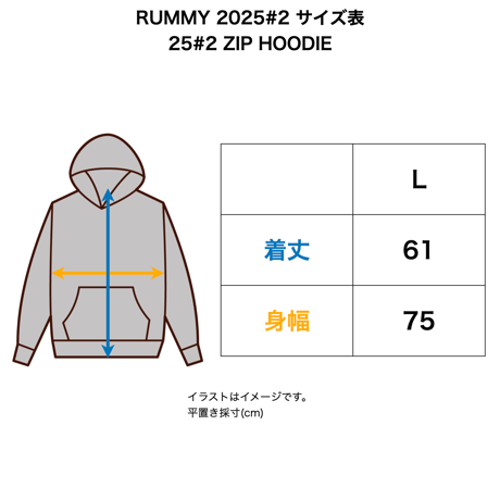 25#2 ZIP HOODIE
