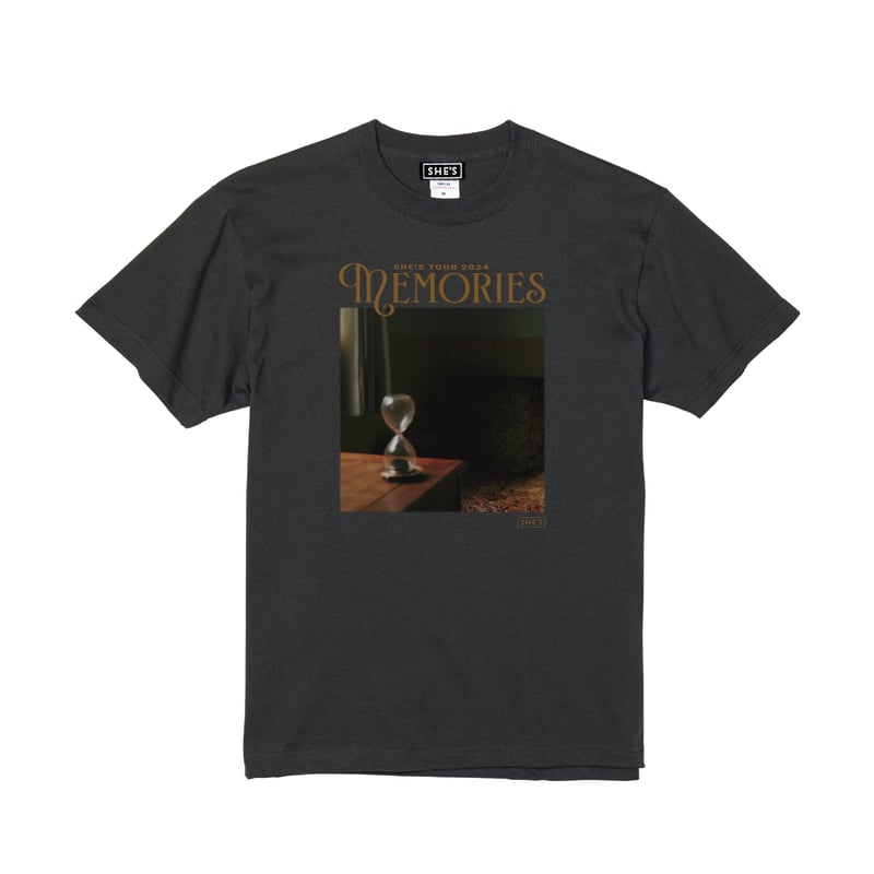 Memories Tシャツ(ブラック) | SHE'S ONLINE SHOP