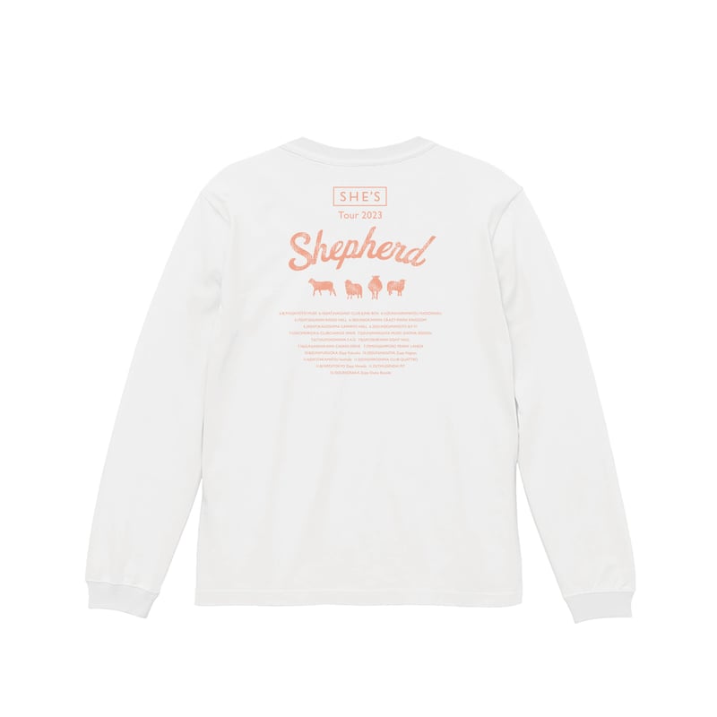 Shepherdツアー ロングスリーブ（ホワイト） | SHE