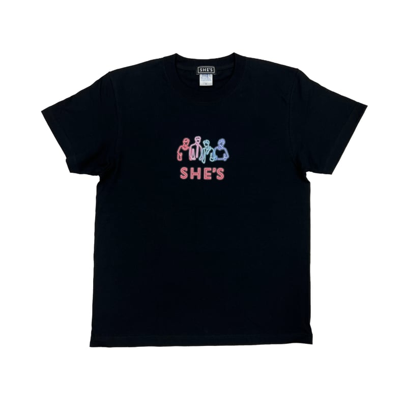 ネオン Tシャツ(ブラック) | SHE'S ONLINE SHOP ネオン Tシャツ(ブラック) | SHE'S ONLINE SHOP