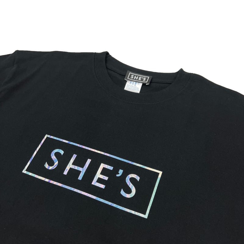ロゴ Tシャツ（マーブル×ブラック） | SHE'S ONLINE SHOP
