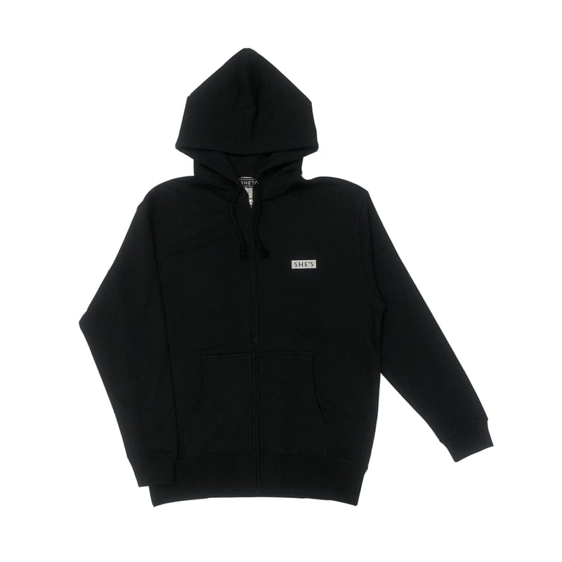 ジップアップパーカー(ブラック) | SHE'S ONLINE SHOP ジップアップパーカー(ブラック) | SHE'S ONLINE SHOP
